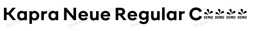Kapra Neue Regular C字体转换